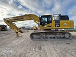 Side of used Excavator